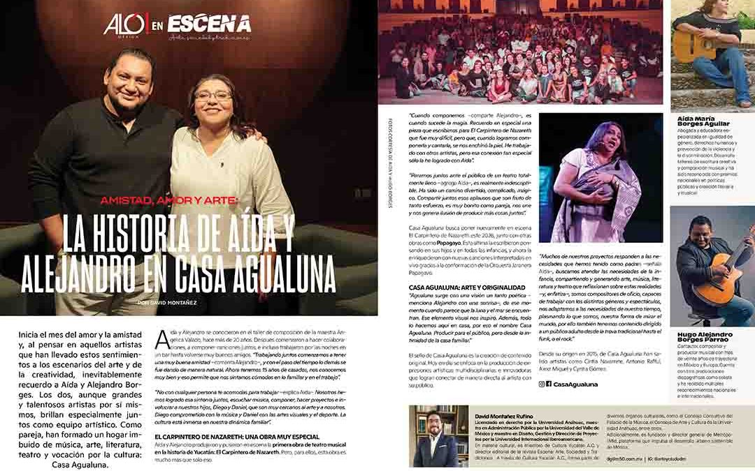 Amistad, amor y arte: la historia de Aída y Alejandro en Casa Agualuna